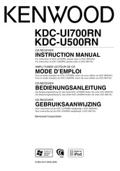 Kenwood KDC-UI700RN Bedienungsanleitung