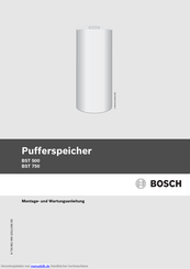 Bosch BST 500 Montage- Und Wartungsanleitung