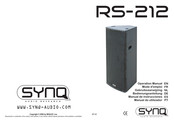 SYNQ RS-212 Bedienungsanleitung