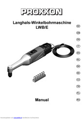 Proxxon LWB/E Handbuch