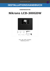 MyAmplifiers Nikrans LCD-300GDW Installationshandbuch