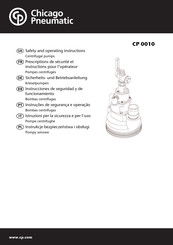 Chicago Pneumatic CP 0010 Sicherheits- Und Betriebsanleitung