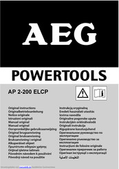 AEG Powertools AP 2-200 ELCP Originalbetriebsanleitung