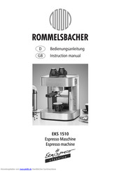 Rommelsbacher EKS 1510 Bedienungsanleitung