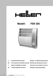 HELLER FSK 505 Montage- Und Bedienungsanweisung