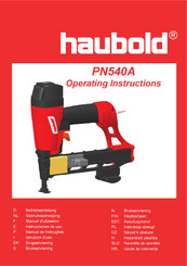 haubold PN540A Betriebsanleitung