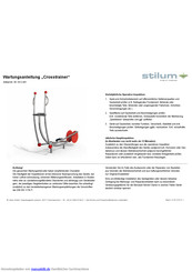 Stilum Crosstrainer Wartungsanleitung