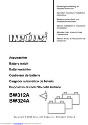 Vetus BW324A Bedienungshandbuch Und Installationsvorschriften