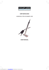 Konig Computer CMP-BARSCAN50 Benutzerhandbuch