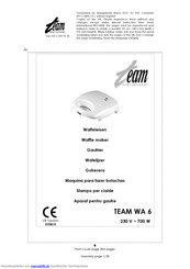Team International WA 6 Gebrauchsanleitung