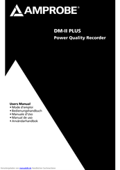 Amprobe DM-II PLUS Bedienungshandbuch