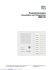 TCS IMM2100 Produktinformation