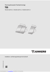Junkers TSS300-2E/FCC-2 Installations- Und Wartungsanleitung