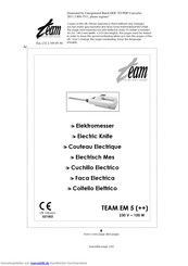 Team International EM 5 Gebrauchsanleitung