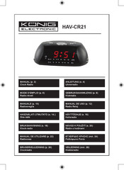 Konig Electronic HAV-CR21 Anleitung