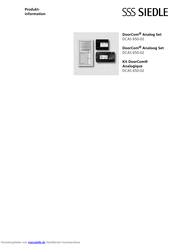 SSS Siedle DoorCom DCAS 650-02 Produktinformation