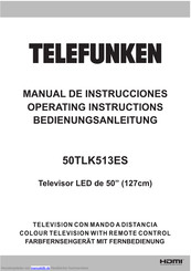 Telefunken 50TLK513ES Bedienungsanleitung