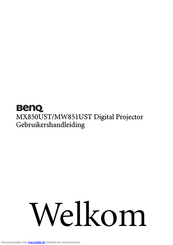 BenQ MX850UST Benutzerhandbuch
