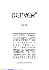 Denver EC-33 Bedienungsanleitung