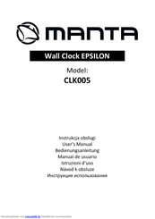 Manta CLK005 Bedienungsanleitung