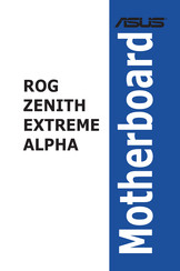 Asus Rog ZENITH EXTREME ALPHA Benutzerhandbuch