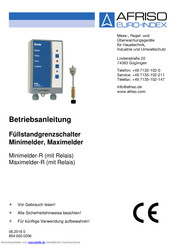 Afriso EURO-INDEX Minimelder-R Betriebsanleitung