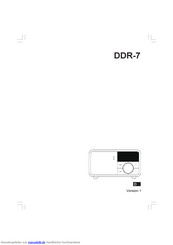 Sangean Electronics DDR-7 Handbuch