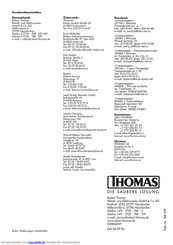 Thomas POWER EDITION 1530 Aquafilter Gebrauchsanweisung