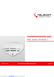 Telenot HDv 3002 TS BUS-1 Technische Beschreibung