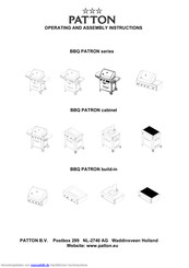 Patton BBQ PATRON build-in Gebrauchsanweisung