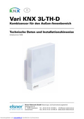 elsner elektronik Vari KNX 3L-TH-D Technische Daten Und Installationshinweise