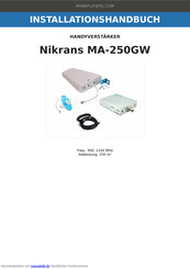 MyAmplifiers Nikrans MA-250GW Installationshandbuch