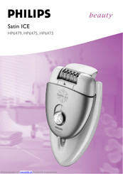 Philips beauty Satin ICE HP6479 Bedienungsanleitung