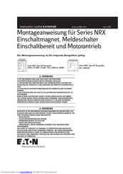 Eaton Serie NRX Montageanweisung