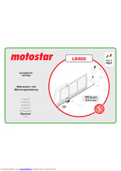 Motostar LS400 Gebrauchs- Und Wartungsanleitung