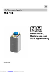 NF 220 SHL Installations-, Bedienungs- Und Wartungsanleitung