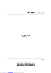 Brunner WFR 25 Aufbauanleitung