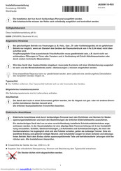 V-ZUG DWVMR9 Installationsanleitung