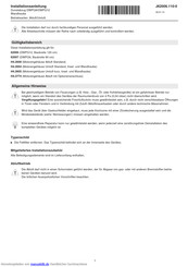 V-ZUG Premira DWPQ9 Installationsanleitung