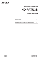 Buffalo HD-PATU3S Bedienungsanleitung
