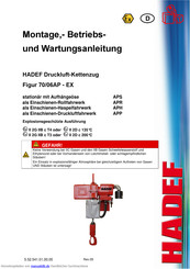 HADEF 70/06APH Montage-, Betriebs- Und Wartungsanleitung