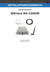 MyAmplifiers Nikrans NS-150GW Installationshandbuch