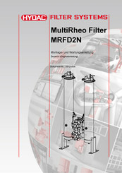 Hydac MultiRheo MRFD2N Montage- Und Wartungsanleitung