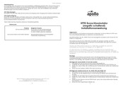 Apollo XP95 Installationsanweisung