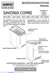 Sawotec SAVONIA COMBI Bedienungsanleitung