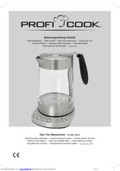 Profi Cook PC-WKS 1020 G Bedienungsanleitung