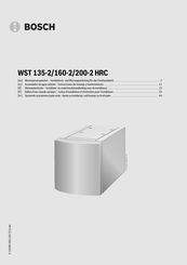 Bosch WST 200-2 HRC Installations- Und Wartungsanleitung