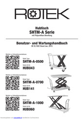 Rotek SHTM-A-0700 Benutzer- Und Wartungshandbuch