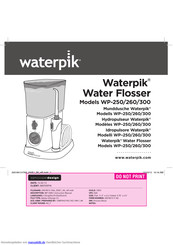 Waterpik Models WP-300 Bedienungsanleitung