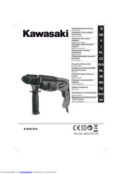 Kawasaki K-EHD 850 Originalbetriebsanleitung